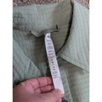 Lululemon  Grid Fleece Hiking Overshirt Laurel Green Medium Olive Snap Button Top Photo 2
