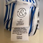 T & B Women’s Black and White Tie Dye Bikini Top Photo 2