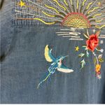 Johnny Was Cara Frayed Westward Denim Shirt NWT RARE Photo 11