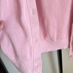 COS Pink Ribbed Knit Cardigan Medium Photo 3