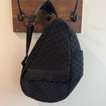 LL Bean AmeriBag Healthy Backpack Black Quilted Sling Bag Photo 1