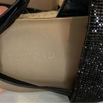 Torrid  espadrille black glittery strap summer sandals sz 9 Photo 7