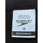 Speedo A1  Endurance+ Swim Shorts Athletic Compression Activewear Black Size 12‎ Photo 2