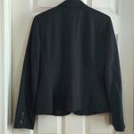 CHAPS Women's  by Ralph Lauren Charcoal Gray Stripe Blazer Size 6 EUC #3083 Photo 3