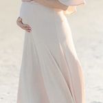 Show Me Your Mumu Renee Ruffle Maxi Dress in Dancing Queen Shine Blush Size 1X Photo 0