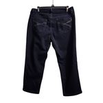 Bandolino Dark Navy Cropped Jeans with Decorative Stitching Women's Size 12 Photo 1