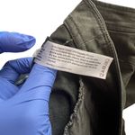 Eileen Fisher The Fisher Project Womens 10 Dark Green Coated Moto Skinny jeans Photo 6