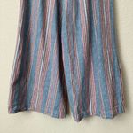 Madewell Side-Button Huston Pull-On Crop Pants in Rainbow Stripe Photo 9
