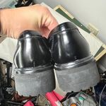 Reformation  Agathea Chunky Loafer Black & White Patent Upper Lugg Sole Sz 7.5 Photo 5