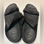 FitFlop  Black rhinestone Sandals size 10 Photo 2