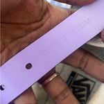 Elegant Medusa’s Lavender Belt with Gold Buckle 80/32. Purple Photo 12