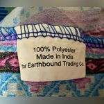 Earthbound  TRADING CO Open Front Kimono Boho Blue Top Butterfly Sleeves Sz XL Photo 3