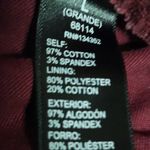 Ambiance Apparel Maroon Shorts Large Red Photo 3