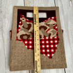 Hand Made In Haiti Happy Mushroom Needlepoint Tote Quirky Cute Red Checkered Photo 5
