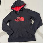 The North Face  Half Dome Pullover Hoodie Sweatshirt Women’s Small Gray/Neon Pink Photo 1