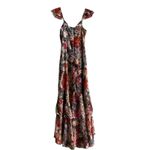Hutch Coley Floral Maxi Dress Gown Multicolor Size 4 Photo 6