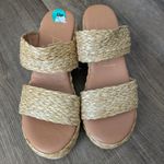 Beach By Matisse Tan Straw Women's Sandals Nwt Sz 8 Photo 1