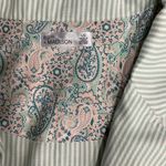 89th + Madison Pale Green Stripe One Button Elastic Waist Jacket Size L Size L Photo 11