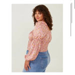 Altar’d State ARULA Pink Floral Blouse  Photo 1
