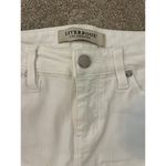 Liverpool White Denim Raw Hem Mini Skirt 2/26 Photo 1