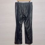 Wild Fable Women's Black Faux Leather High Waisted Straight Leg Pants size 14 Photo 6