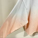 Forever 21  dip dyed hoodie Raw hem crop small long sleeve Distressed Photo 5