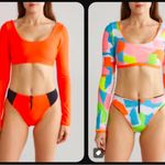 Maaji  Fire Besti Mimmi Long Sleeve Reversible
Two- Piece Swimsuit‎ Small Photo 1