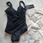 MiracleSuit Pin Point Oceanus One Piece Swimsuit Photo 4