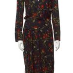 Balenciaga Nwot  floral wrap dress size 36 Photo 5