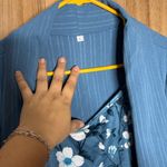 Women’s boho Blue Floral Dress with Long Cardigan size L Size L Photo 2