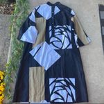 Vintage Katherine Ogust X Penthouse 1970s Printed Dress Size L Photo 6