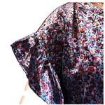 Current/Elliott The Janie Top in Floral Velvet sz 0 Photo 5