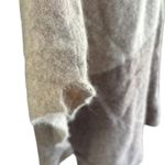 Halogen 100% Cashmere Colorblock Poncho One Size Beige Neutral Quiet Luxury Photo 1