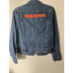 Levi's Denim Trucker Jean Jacket Coat Chicago Bears Football Women's Size M Photo 3