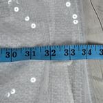 J.Crew  Collection bow-tie slip dress in organza Dusk Blue CL661 14 NWT Sequined Photo 11