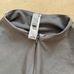 SKIMS  Disco Long Sleeve Bodysuit Mock Neck Thong Silver Women's Size Small Photo 7