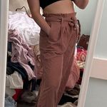 American Eagle Pink Corduroy Flare Pants Photo 0