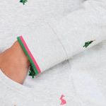 NWOT Joules Womens Christmas Tree Sweatshirt 🥰 US 4 Gray Photo 2