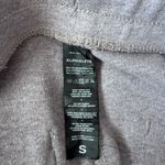 Alphalete Heathered Brown Drawstring Cut Off Shorts, Size Small Photo 2