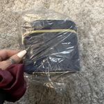 Juicy Couture Navy Velour Juicy and Love Pattern Makeup Train Case Photo 8