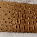 Ostrich Faux leather Brown‎ Textured Wallet Brown Photo 1