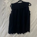 Torrid NWT  Deep Black Eyelet Sleeveless Top Size 00/10 Photo 4
