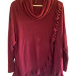Massini  large sweater ruffle pinkish purple Photo 0