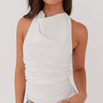 Peppermayo - Cloud Whisper Linen Top - White Photo 0
