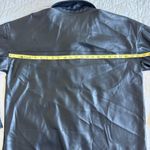 Thread & Supply Vegan Leather Womens Shacket Size L Shirt Jacket Classic Moto Black Size L Photo 11