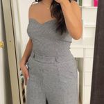 ZARA Gingham Romper Pants Photo 0