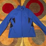 Danskin Now Blue Black Athletic Track Jacket Vest Convertible Zipper Size Small Photo 0