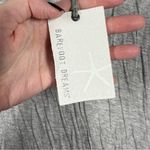 Barefoot Dreams  NWT Light Grey Crinkle Jersey Lounge Top Photo 4