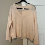 H&M Light Pink Crew Neck Sweater Photo 0
