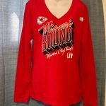 NFL Ladies Size Large Kansas City Chiefs long sleeve Shirt  Photo 0
